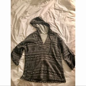 3/4 sleeve oversized sweatshirt from Forever 21